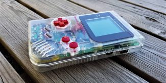 Game Boy Clear / Crystal with mods