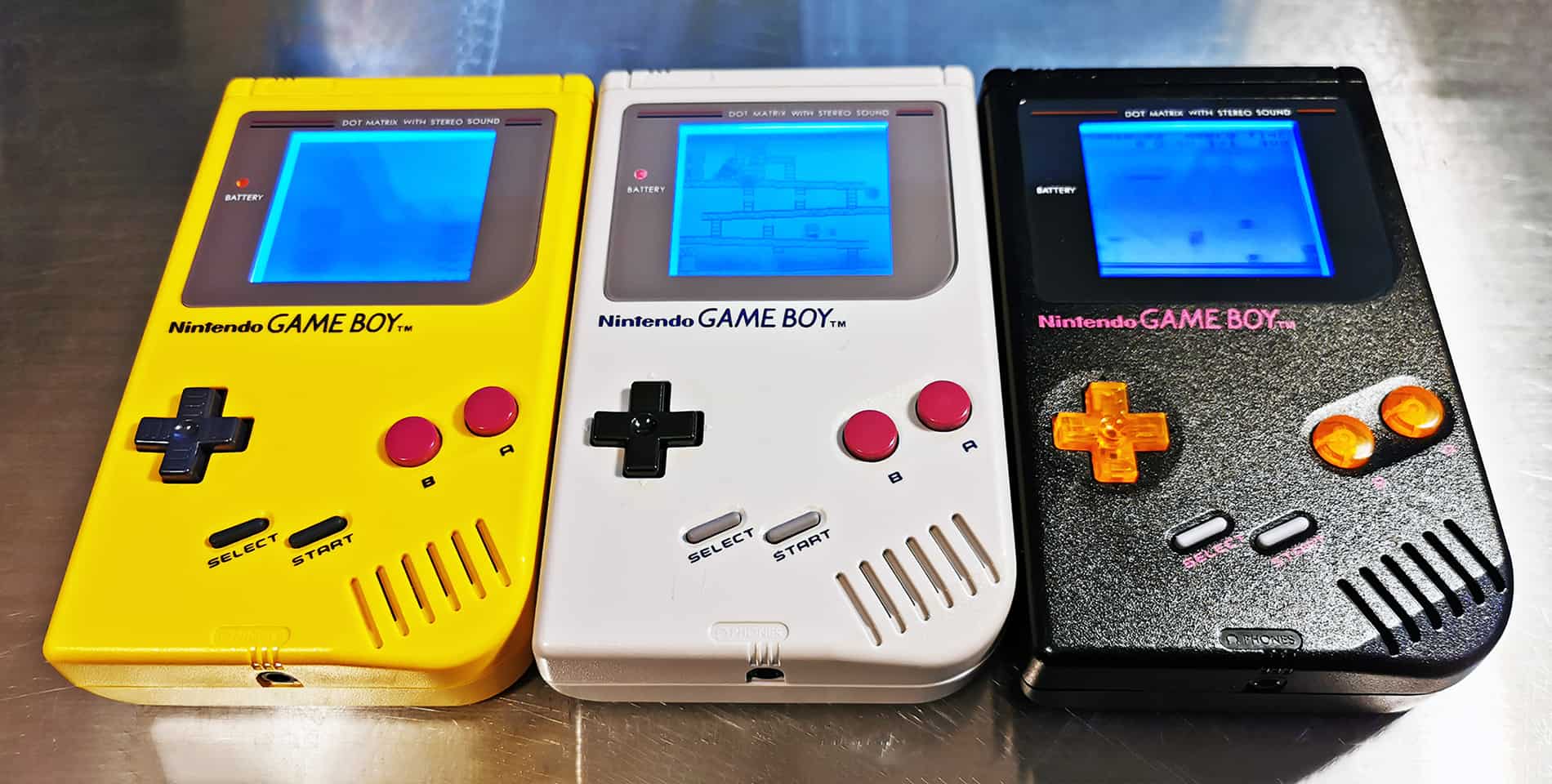 Latest round of modded DMG-01 finished: Meet Yellow, Gray